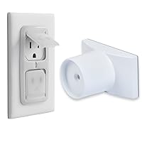 Wall Nanny Extender + The Block-It-Socket - Extends Baby Gates 4 Inches and Keep Children Safe from Outlets