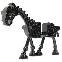 LEGO Black Skeleton Horse - 2 Inches Tall