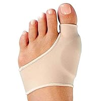 Bunion Corrector and Bunion Pain Relief Sleeves Toe Protector with Gel Toe Spacers, Built-in Soft Silicone Pads for Big Toe Straighten, Hallux Valgus, Hammer Toe for Day and Night Use