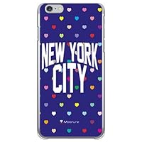 Second Skin NYC Multi Heart Dot Navy (Clear) Design by Moisture/for iPhone 6s Plus/Apple 3AP6SL-PCCL-277-Y284