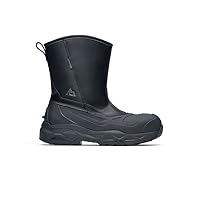 Fargo Pull-On, Men's Composite Toe (CT) Work Boots, Slip Resistant Water Resistant, Black