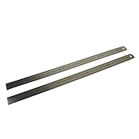 Straight Ruler Straight Ruler for Both Sides Metric 50 cm Stainless Steel