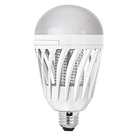 Feit Electric LED Bug Zapper Light Bulb - 2 in 1 UV Light attracts and zaps Mosquitoes and Other Annoying pests | Keeps Bugs Away