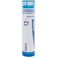 Boiron Sabina 12C, 80 Pellets, Homeopathic Medicine for Menstruation