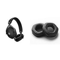 Crossfade 3 Wireless, Matte Black & XL Cushions for Over-Ear Headphones - Black
