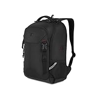 SwissGear 5213 Laptop Backpack, Black, 18”x13”x6”