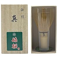 Pleisen Chinese Tea White Bamboo True Handle Width 0.9 x 4.3 inches (2.2 x 11 cm), 0.4 oz (12 g)
