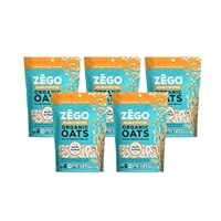 Double Protein Raw Oats, Organic, Purity Protocol Gluten Free, GIyphosate Free, 14oz Bags, 5 Bags (70oz ttl), RAW: FOLLOW PREP INSTRUCTIONS CAREFULLY