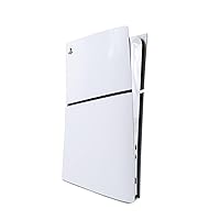 MightySkins Skin Compatible with Playstation 5 Slim Digital Edition Console Only - Solid White | Protective, Durable, and Unique Vinyl Decal wrap Cover | Easy to Apply | Made in The USA