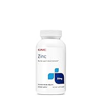 GNC Zinc 50mg | Supports Natural Resistance in Immune System | 250 Count