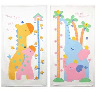 (Made in Japan) Bath Towel with Height Tracker, Girinn's Parent-child, Elephant Parent-child, Imabari, Includes Height Tracker, Bath Towel, Towel Blanket, Baby Bath Towel, Cute, Newborn Baby, Children, Baby Products, Bath, Height Growing