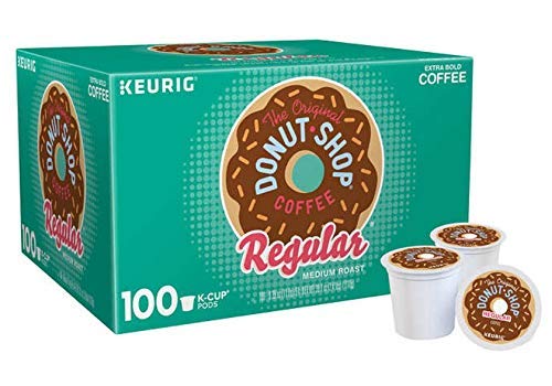 The Extra Bold Original Donut Shop 100 K Cupp Pods (A 100-Count Box, 100 Extra-Bold Regular K Cups.)