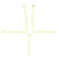 Fisher-Price Space-Saver High Chair Replacement Straps - Waist, Crotch and Shoulder - Off-White - Fits Many Models, See List Below