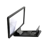 Screen Magnifier Mobile Phone Magnifier Projector Screen Amplifier for Movie Video Black Amplifier