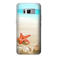 R3212 Sea Shells Starfish Beach Case Cover for Samsung Galaxy S8 Plus