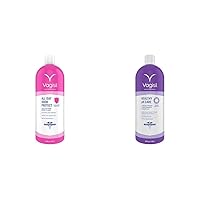 Vagisil Daily Intimate Feminine Wash Bundle with Odor Protect 34 Fl Oz and Healthy pH Care 34 Fl Oz