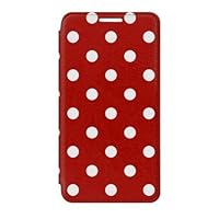 RW2951 Red Polka Dots Flip Case Cover for Samsung Galaxy S6 Edge