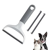 Evercare Duo Pet Hair and Lint Remover with 2 Refills, Dual-Sided Comb for Removing Pet Hair and Lint from Clothing and Furniture White