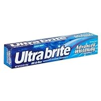 10 Ultra Brite Clean Mint Advanced Whitening Toothpaste, 6-oz. Tubes by Ultra Brite
