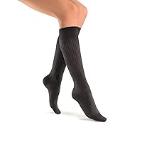 JOBST soSoft Compression Socks, 8-15 mmHg, Knee High, Ribbed, Closed Toe