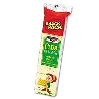 Keebler Products - Keebler - Sandwich Cracker, Club & Cheddar, 8-Cracker Snack Pack, 12 Packs/Box - Sold As 1 Box - Individually packaged. - Eight crackers per pack.
