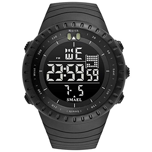 SMAEL Brand Men's Digital Watches Luxury Waterproof Modern Clock Male Date LED Chronograph Electronic Wristwatches 1237