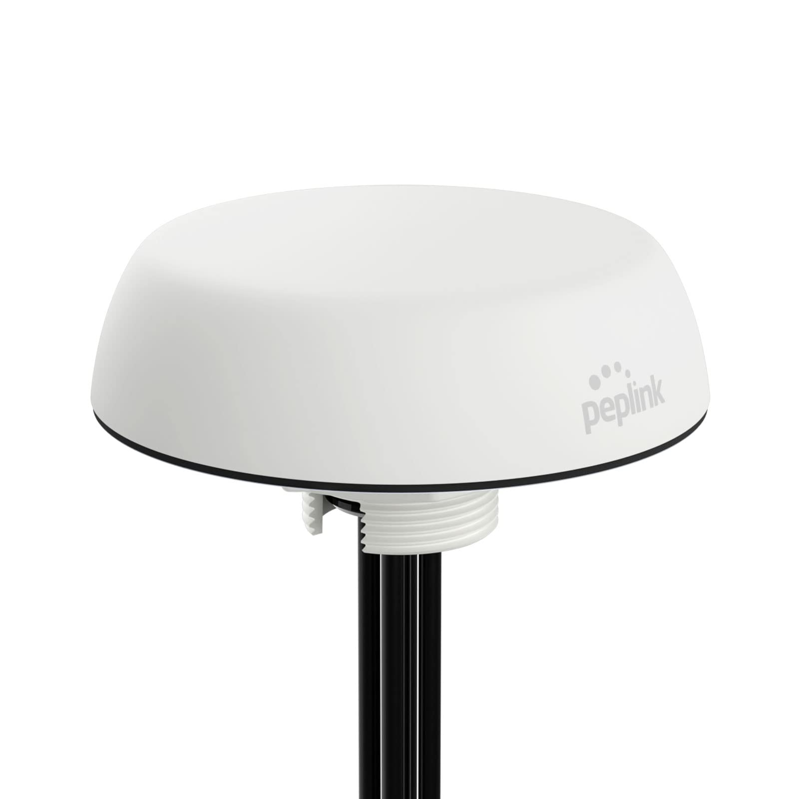 Peplink Mobility 40G, 4x4 Mimo 5G Ready Cellular Antenna with GPS Receiver, SMA, 6.5ft/2m, White | ANT-MB-40G-S-W-6