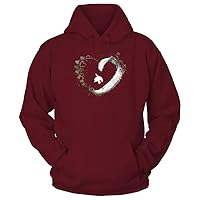 FanPrint Texas State Bobcats - Beautiful Heart - Color Drop - University Team Logo T-Shirt