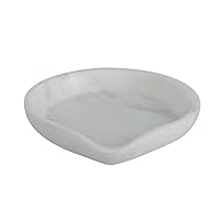 Bloomingville White Marble Spoon Rest, 5