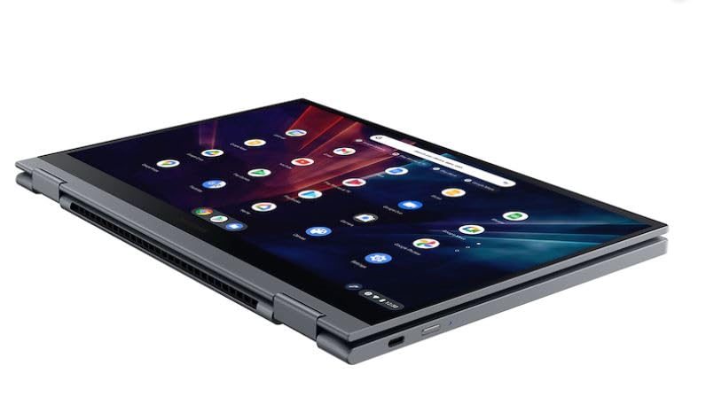 Samsung Electronics Galaxy Chromebook 2, 13.3” Intel Core i3-Processor, 128GB, 8GB RAM, Mercury Grey (2021 Model) - XE530QDA-KB1US