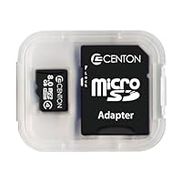 Centon 8 GB Micro SDHC Class 4 Flash Memory Card 8GBRSDHC4 (Black)