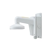 PC155 WMS WML DS-1273ZJ-155 Wall Mount Bracket Bundle with Back Box, Compatible with Hikvision Turret Camera DS-2CD2387G2P-LSU/SL, Camera Not Included