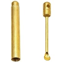 Men Metal Keychain Shape Gold Multifunction Earpick Earwax Cleaner Spoon Folding Ear Pick Spoon