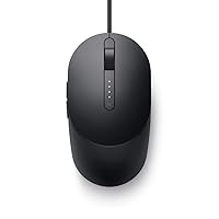 Dell Laser Wired Mouse MS3220 Black, MS3220-BLK (Black)