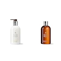 Molton Brown Orange and Bergamot Hand Lotion (10 oz) and Molton Brown Re-charge Black Pepper Bath & Shower Gel Bundle