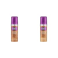 Covergirl Simply Ageless Skin Perfector Essence Foundation Bundle with 60 Tan and 50 Medium-Tan, Tinted Skin Perfector, Skincare Makeup Hybrid, 1.0oz Each