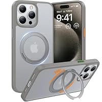 TORRAS 360°Rotatable Ring for iPhone 15 Pro Case 6.1 