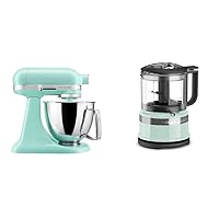 KitchenAid Artisan Mini Stand Mixer and Food Chopper Bundle