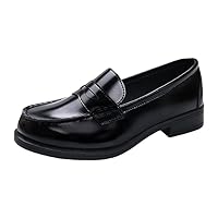 Japanese small leather preppy shoes
