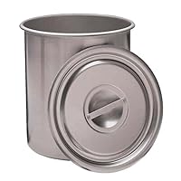Cole-Parmer Stainless Steel Beaker with Optional Cover, 7.6 L