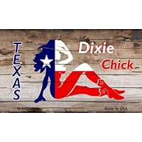 Dixie Chicks Texas Wood Novelty Metal Magnet M-9430