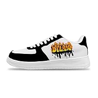 Popular Graffiti (15),Black Air Force Customized Shoes Men's Shoes Women's Shoes Fashion Sports Shoes Cool Animation Sneakers