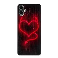 jjphonecase R3682 Devil Heart Case Cover for Samsung Galaxy A05
