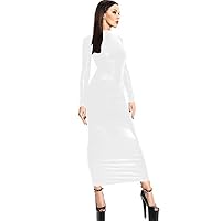 18 Colors Long Sleeve Maxi Dress Party Clubwear Women Slim Vestido