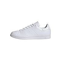 adidas Originals Men's Stan Smith (End Plastic Waste) Sneaker, White/White/Black, 10