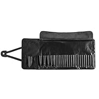 Cosmetic Bag Professional 24 Slot Makeup Brush Holder Cosmetic Organizer Rolling Bag Case Container Pouch Bags