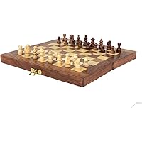 Standard Fold-up Wooden Chess Set by db