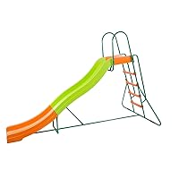 PLATPORTS Home Playground Equipment: 10' Indoor/Outdoor Wavy Slide, Ages 3 to 10, 2024 Toy