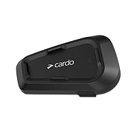 Cardo Spirit HD Motorcycle Bluetooth Communication Headset - Black, Single Pack