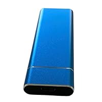 SSD External Hard Drive 1TB Blue Portable Notebook PC TV Gaming Game Console Reliable Storage Solution Universal Usable Aluminium Housing